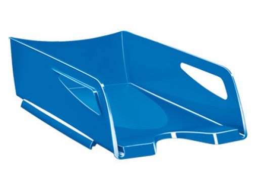 Tabuleiro de secretaria cep maxi de grande capacidade 386x270x115 mm plastico azul , Cep , 75944 , 3462159001159